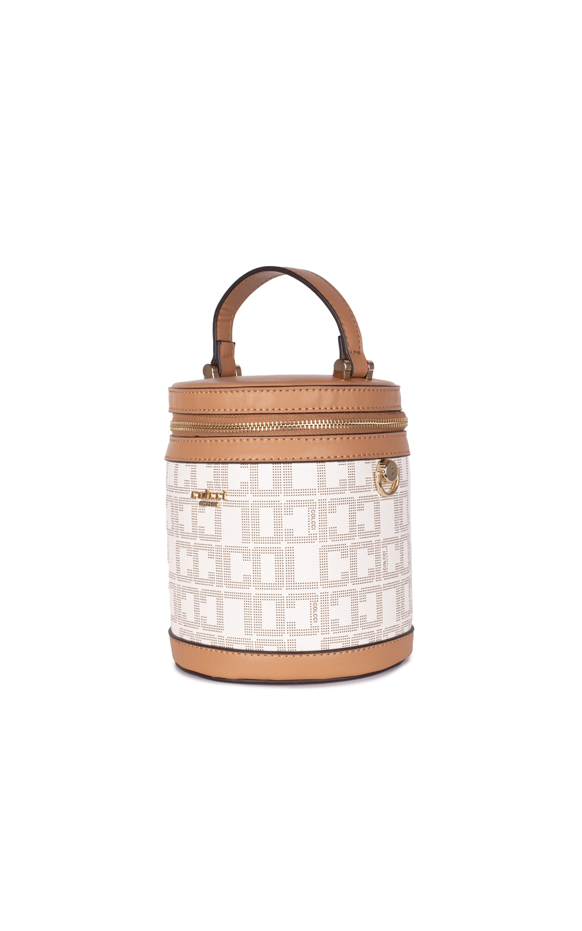 Bolsa Colcci Fem Bucket Monograma Branco