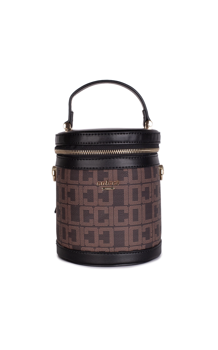 Bolsa Colcci Fem Bucket Monograma Café