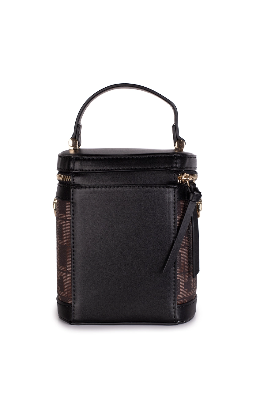 Bolsa Colcci Fem Bucket Monograma Café
