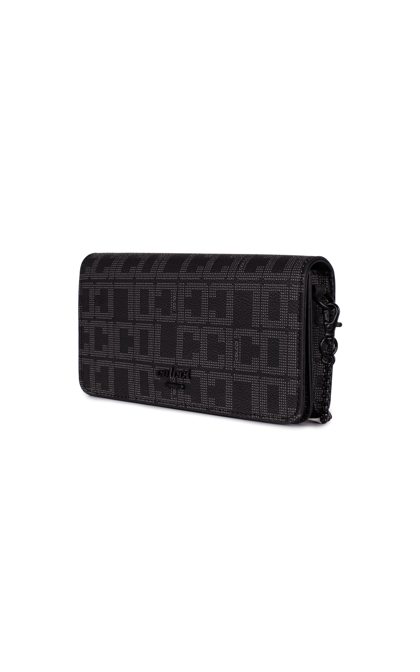 Bolsa Colcci Fem Crossbody Monograma Preto
