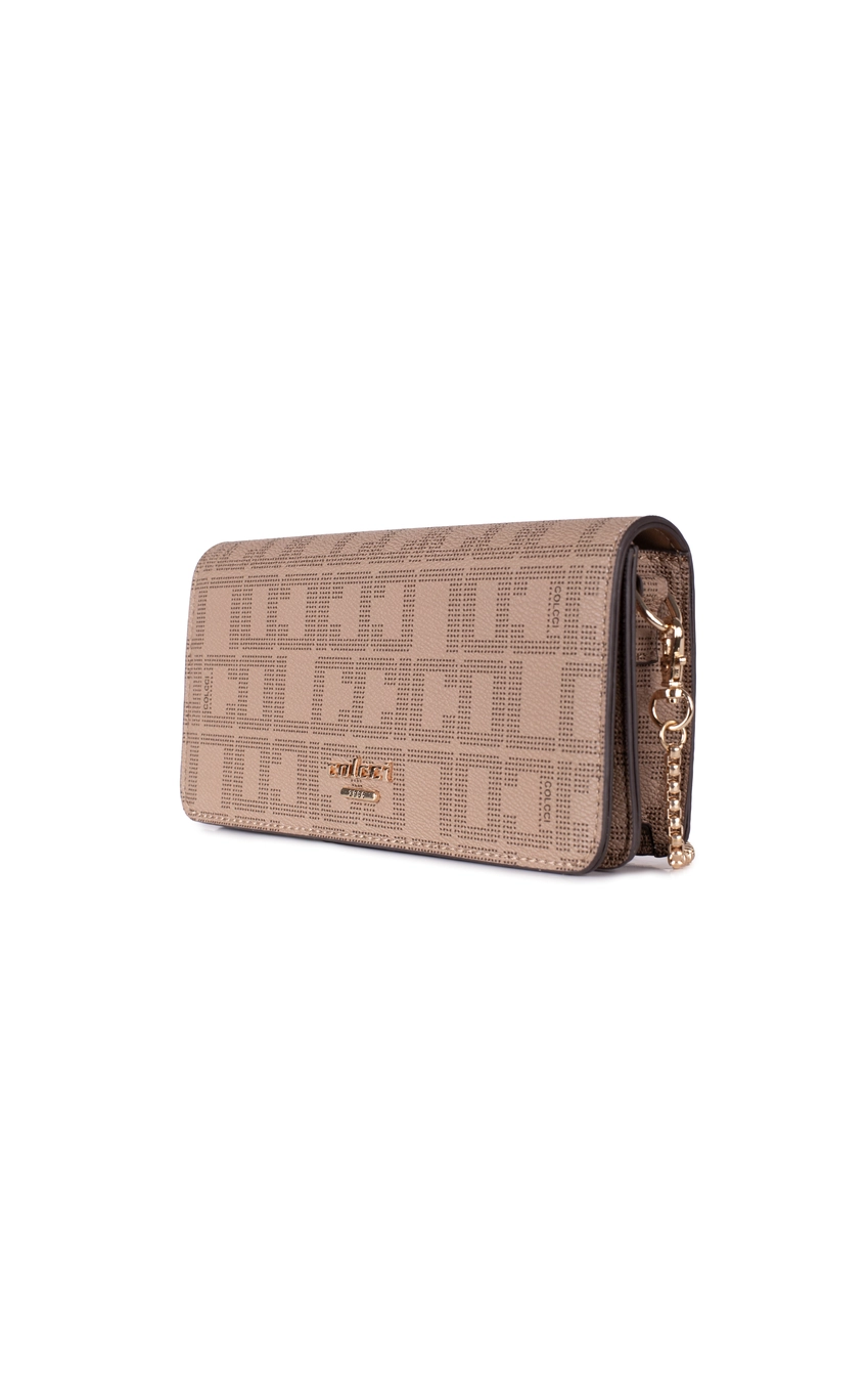 Bolsa Colcci Fem Crossbody Monograma Caramelo