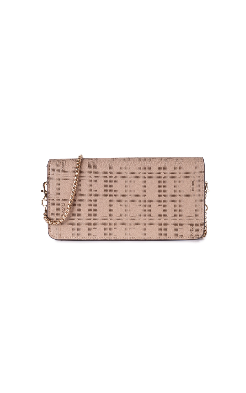 Bolsa Colcci Fem Crossbody Monograma Caramelo
