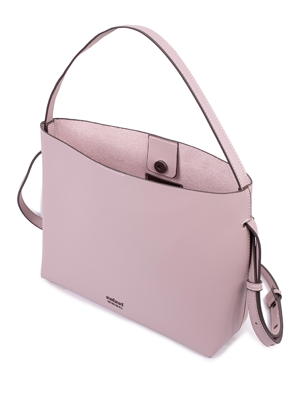 Bolsa Feminina Shopping Bag Minimal Rosa