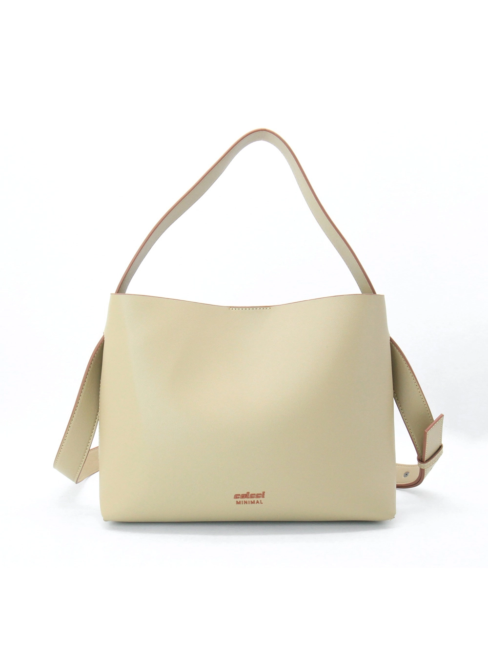 Bolsa Feminina Shopping Bag Minimal Bege