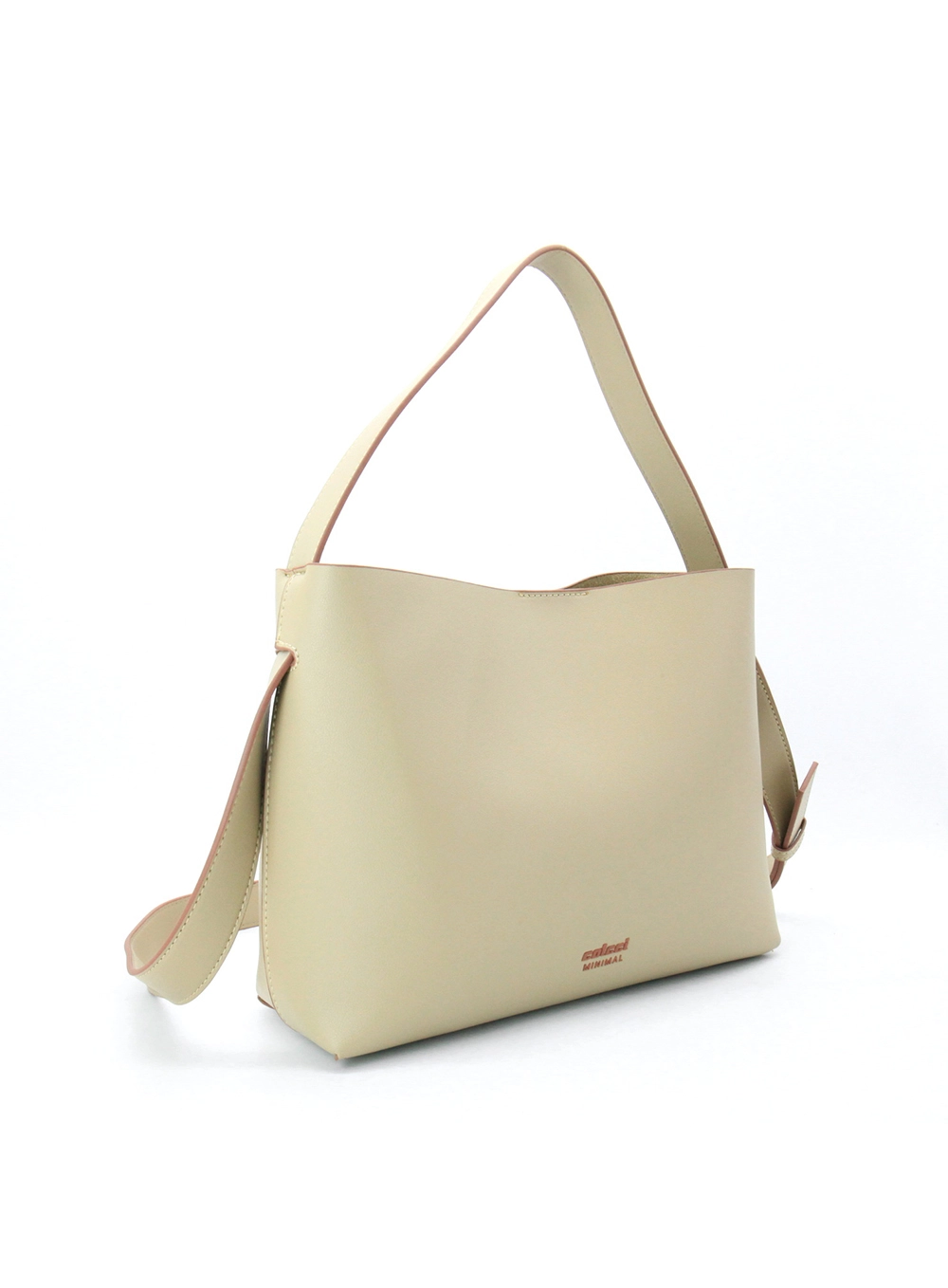 Bolsa Feminina Shopping Bag Minimal Bege
