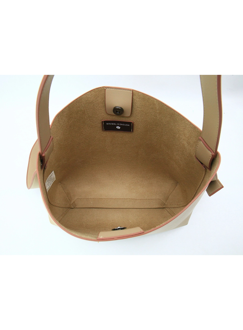 Bolsa Feminina Shopping Bag Minimal Bege