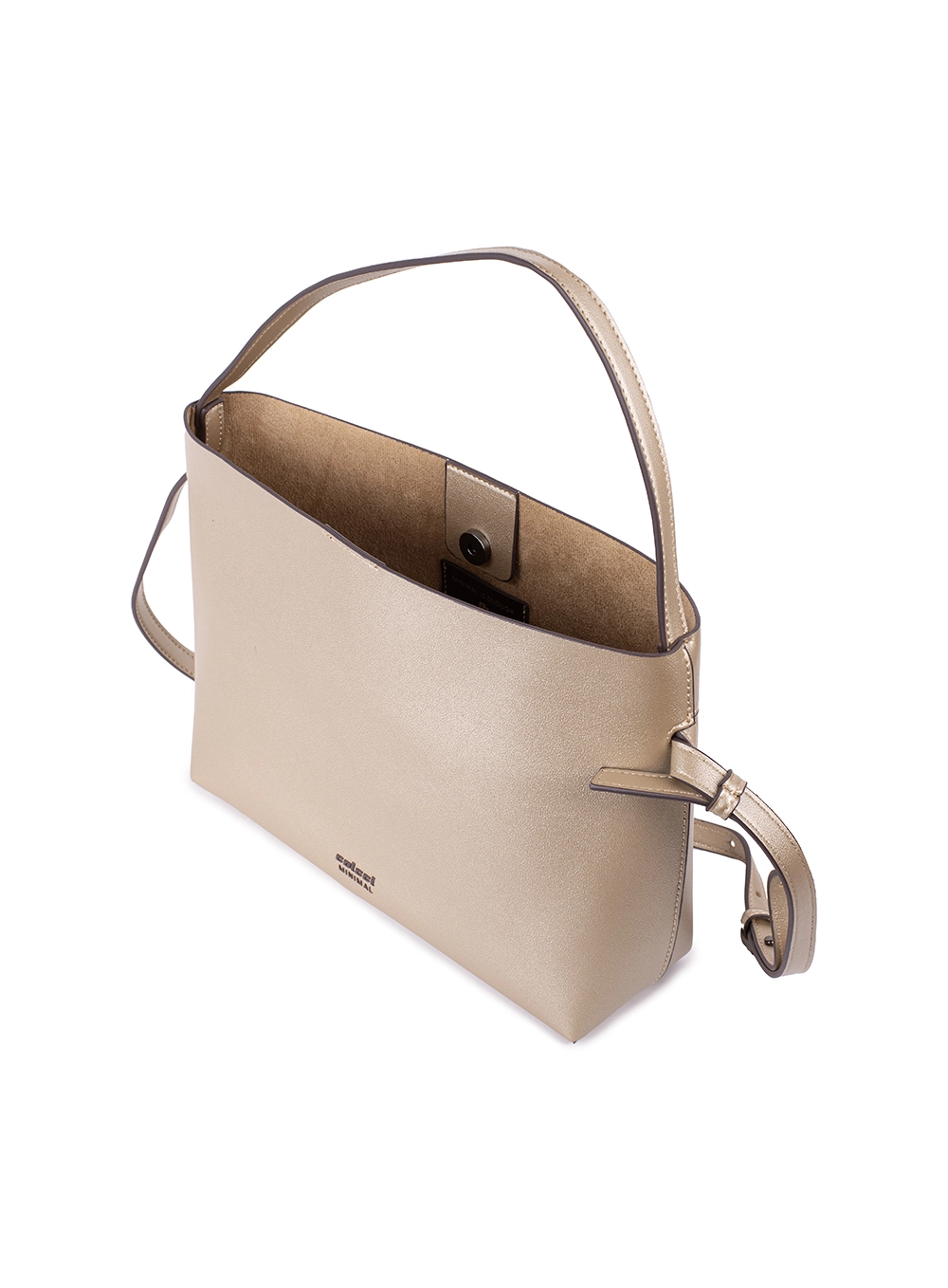 Bolsa Feminina Shopping Bag Minimal Ouro