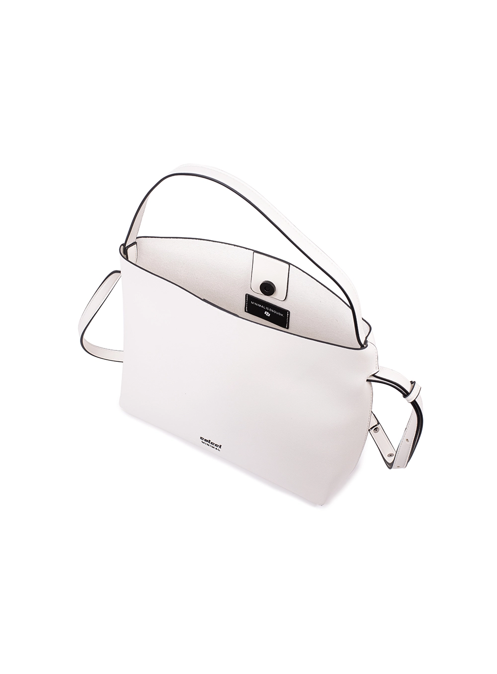 Bolsa Feminina Shopping Bag Minimal Branco