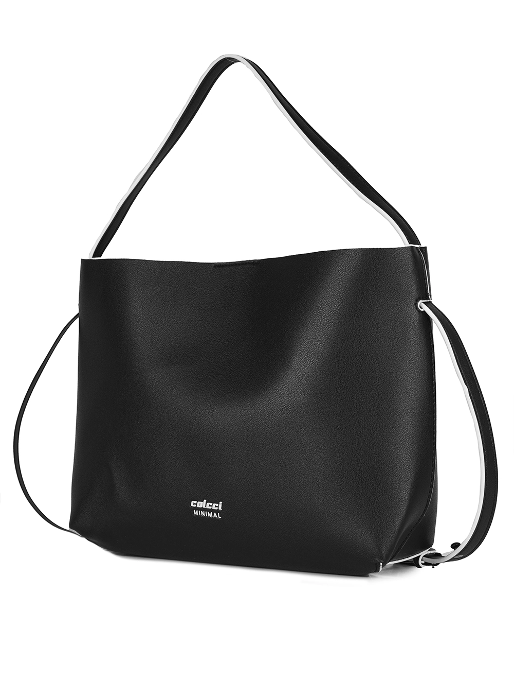 Bolsa Feminina Shopping Bag Minimal Preto