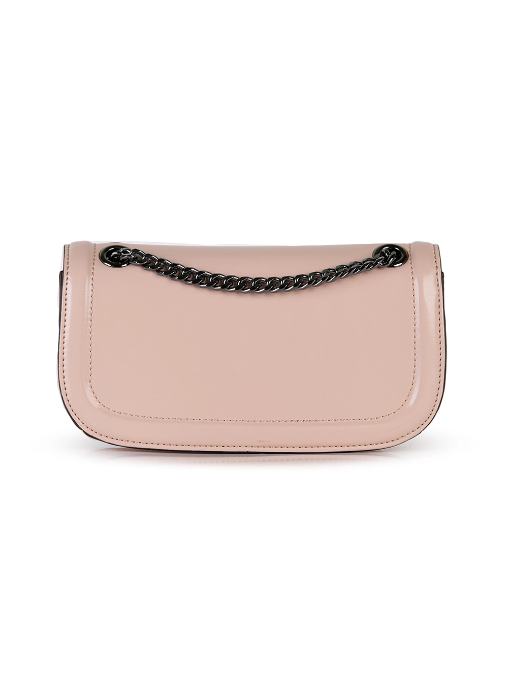 Bolsa Clutch Com Corrente Rosa