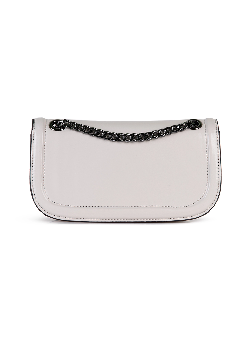 Bolsa Clutch Com Corrente Branco