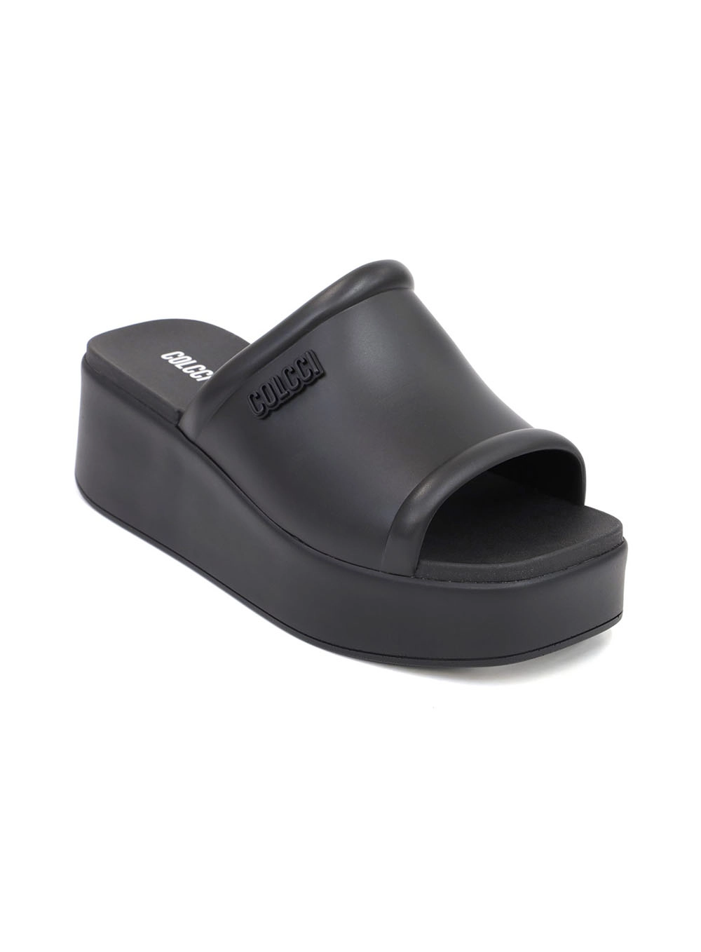 Sandalia Plataforma Rubber Cassie Preto