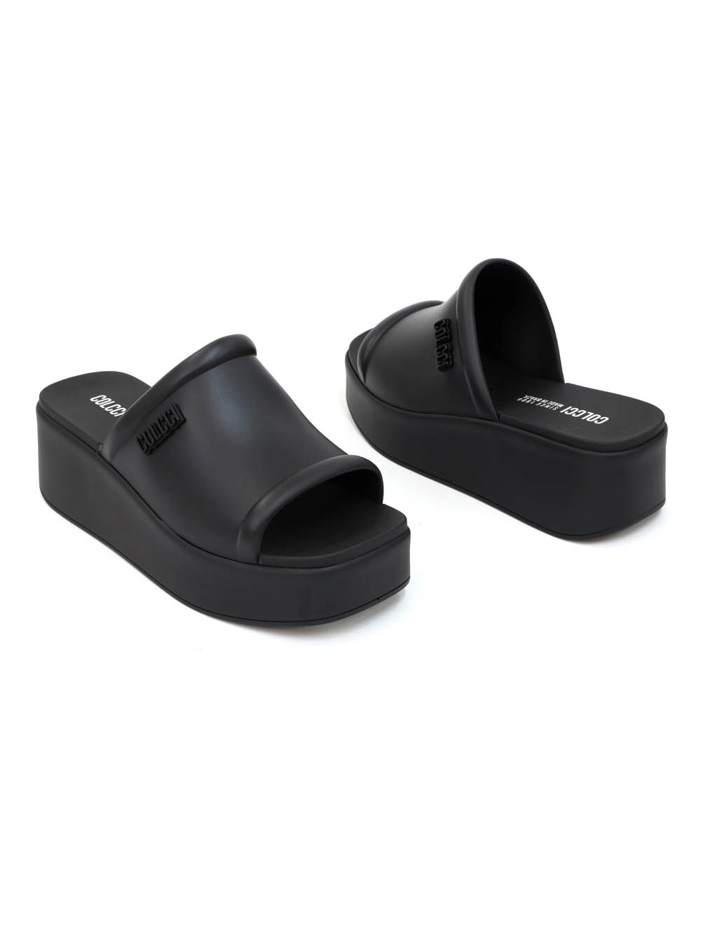 Sandalia Plataforma Rubber Cassie Preto
