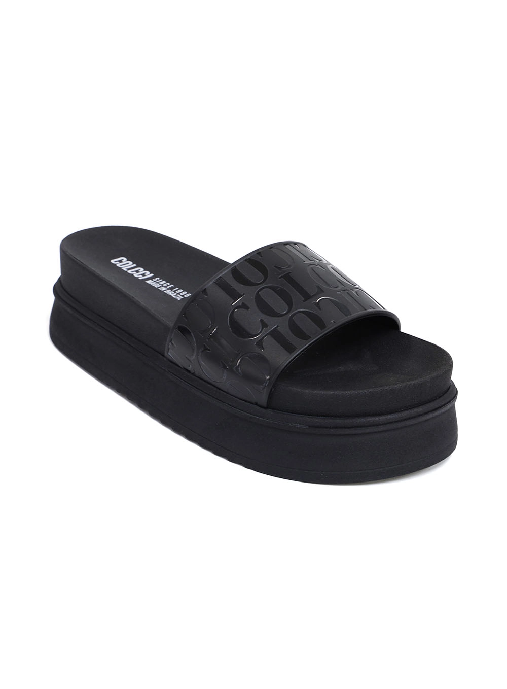 Flatform Slide Maite Preto