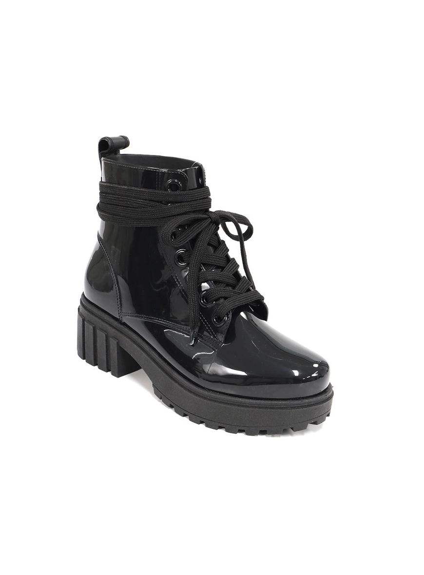 Bota Vinil Com Cadarço Jess