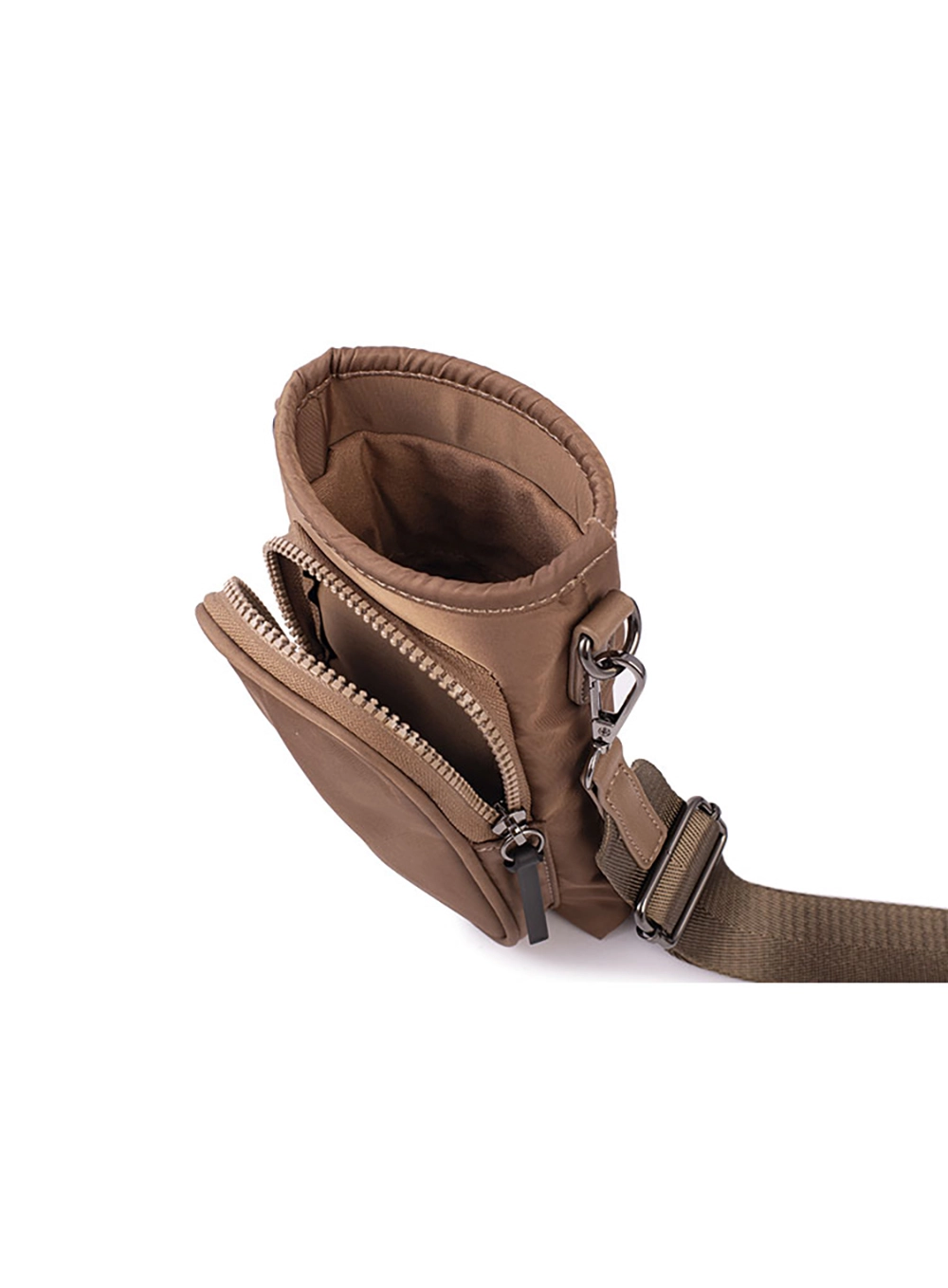 Bolsa Crossbody Nylon Caramelo