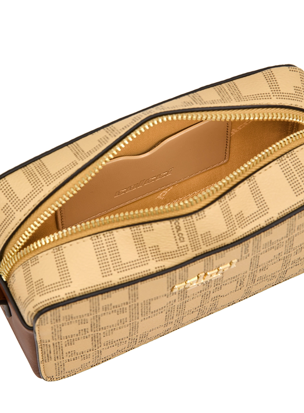 Bolsa Câmera Monograma Caramelo