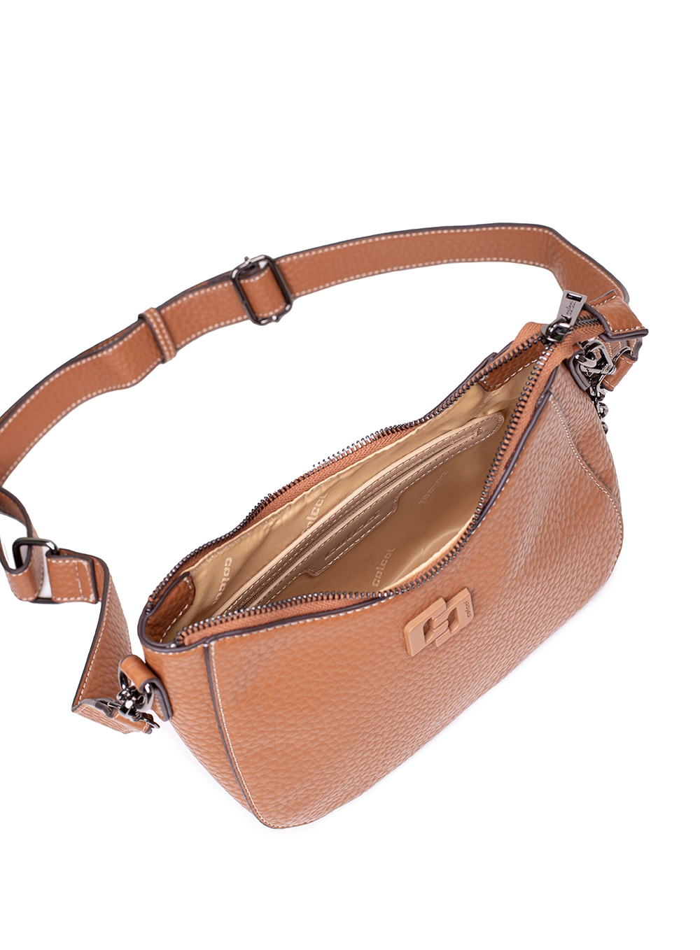 Bolsa Baguete Iconic Caramelo