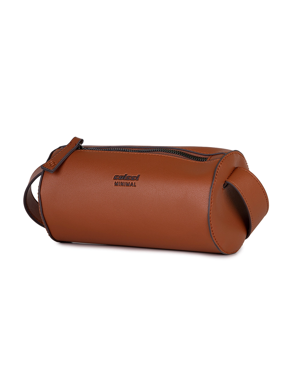 Bolsa Colcci Cilindro Minimal Caramelo