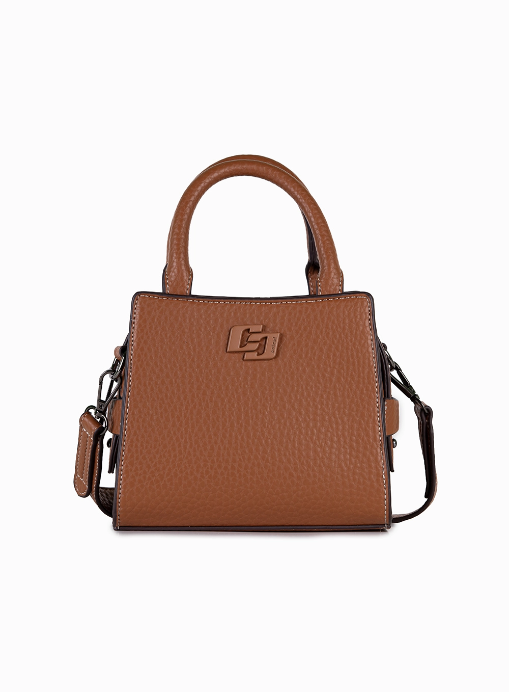 Bolsa Mini Tote Iconic Caramelo