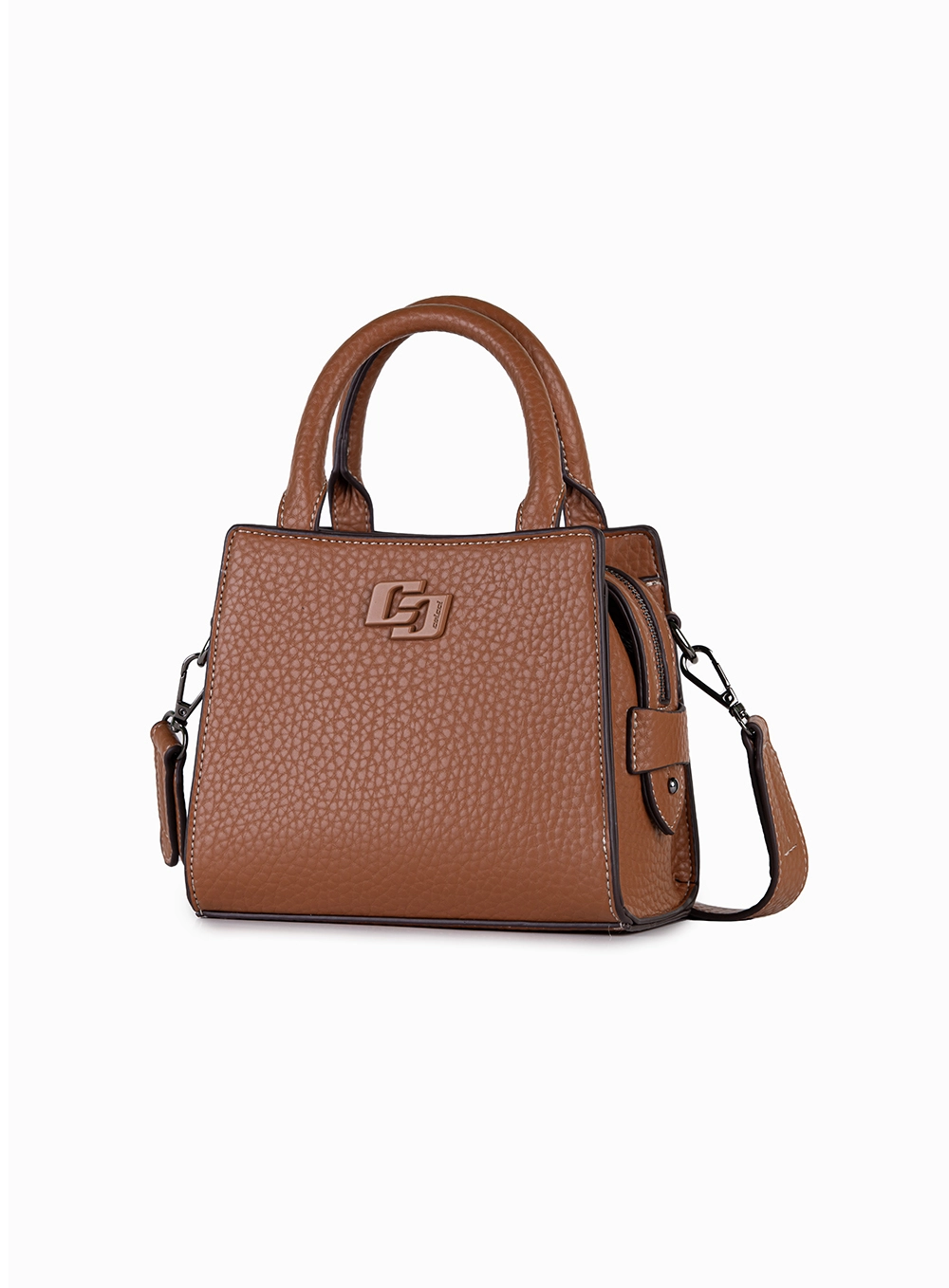 Bolsa Mini Tote Iconic Caramelo