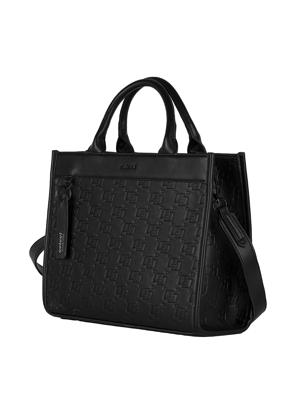 Bolsa Tote Estampada Preto