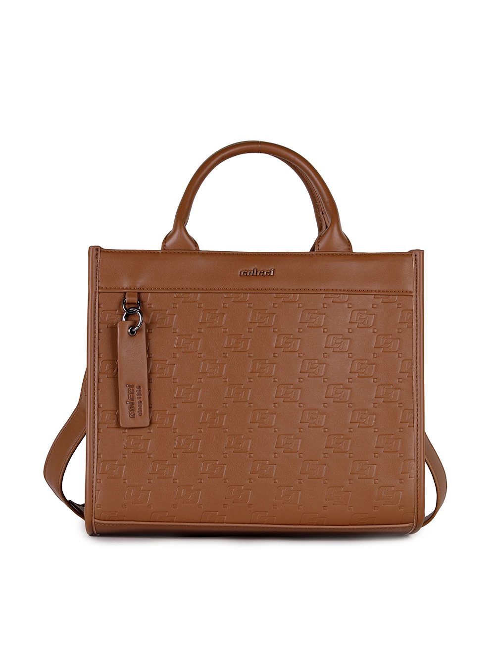 Bolsa Tote Estampada Caramelo