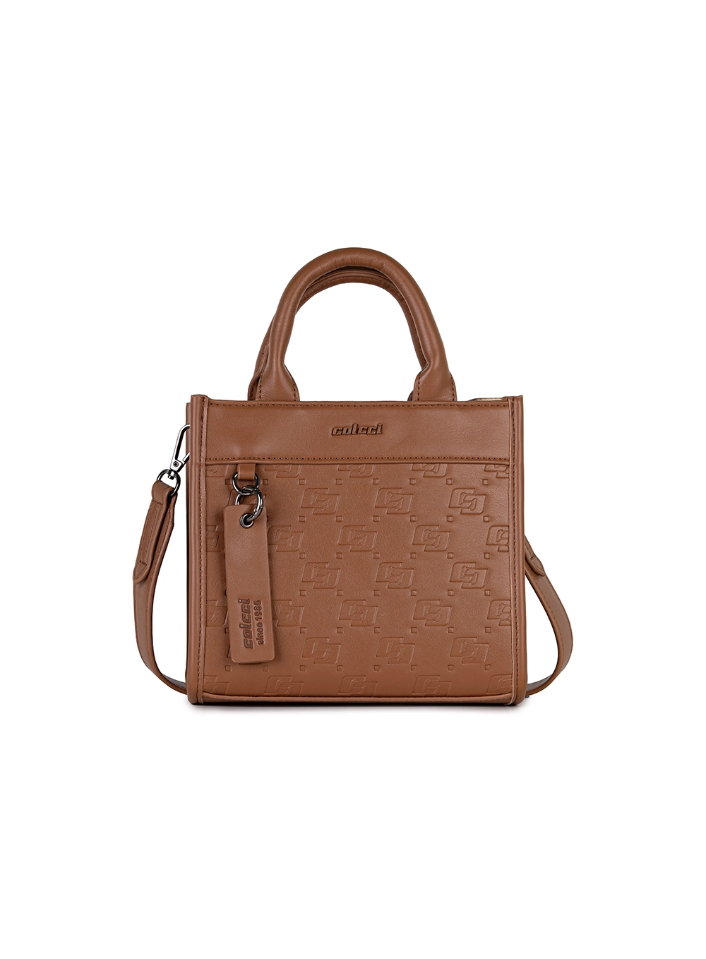 Bolsa Mini Tote Com Estampa Caramelo