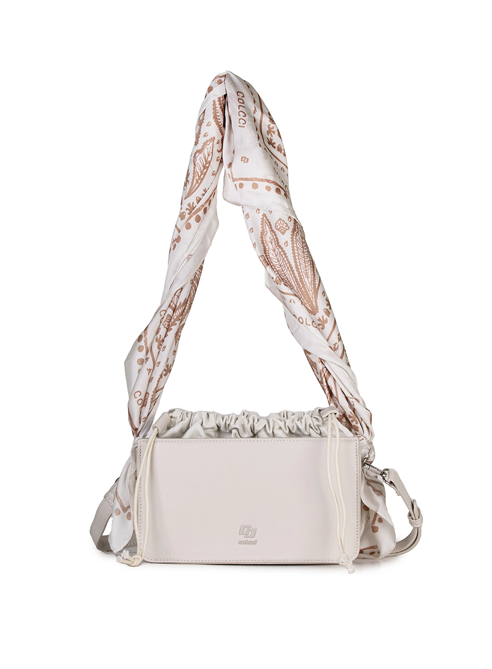 Bolsa Feminina Scarf Branco