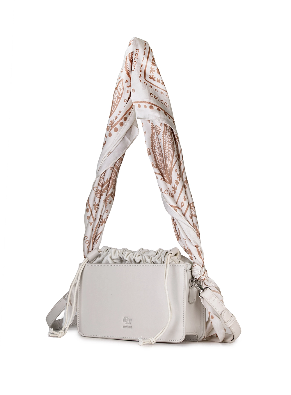 Bolsa Feminina Scarf Branco