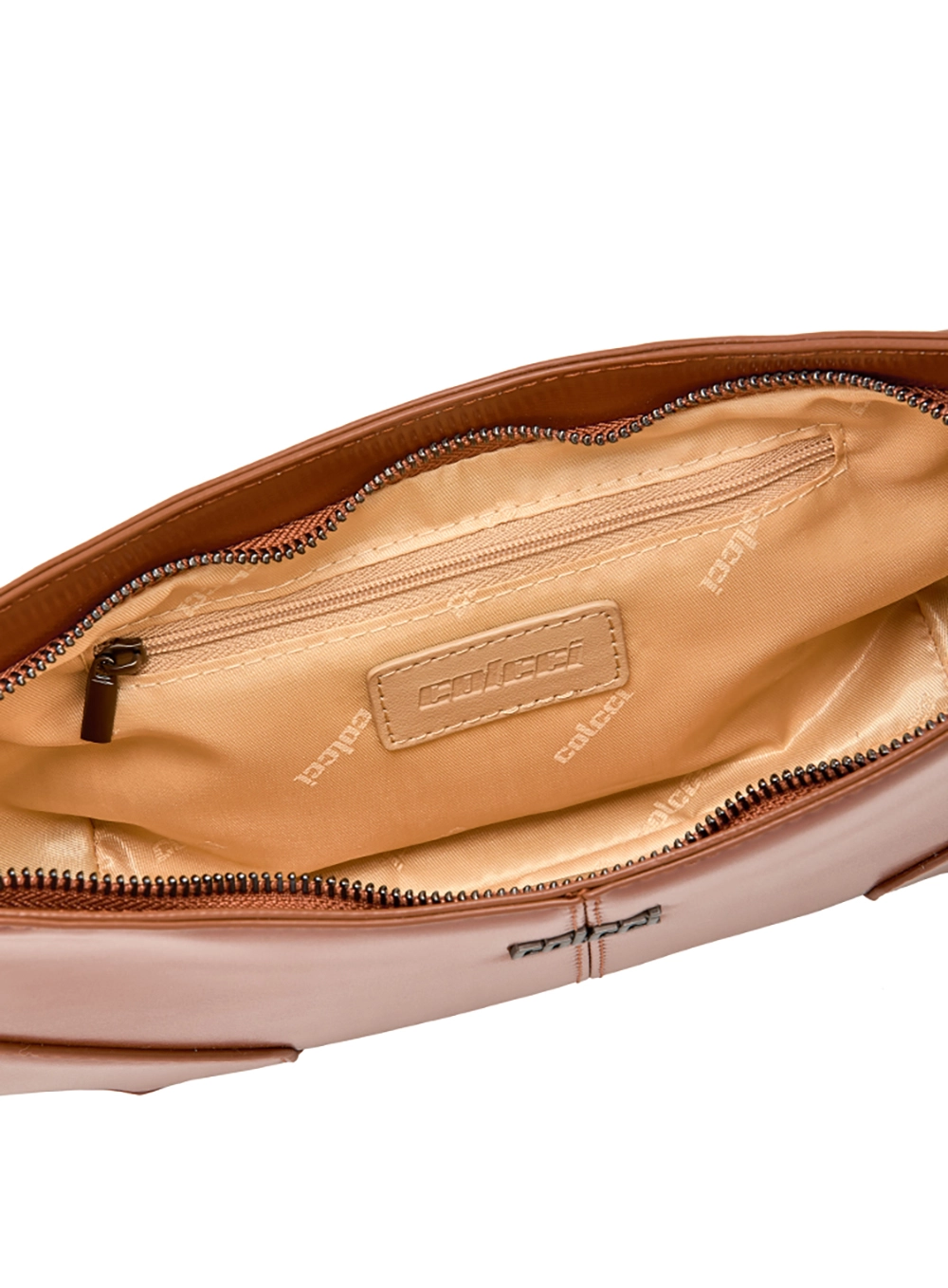 Bolsa Shoulder Brand Caramelo