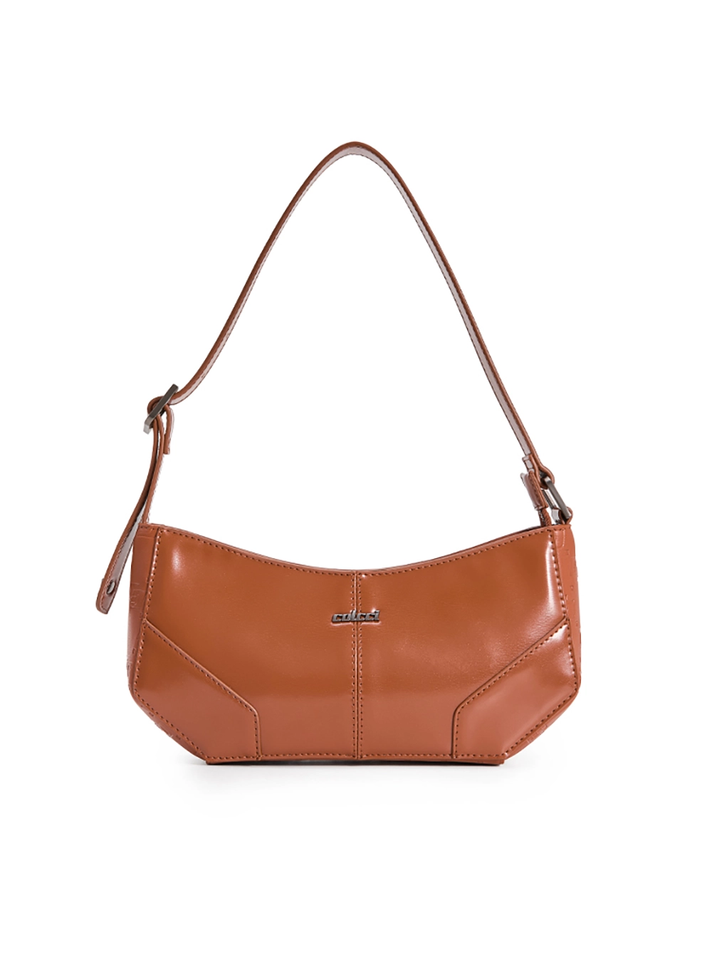 Bolsa Shoulder Brand Caramelo