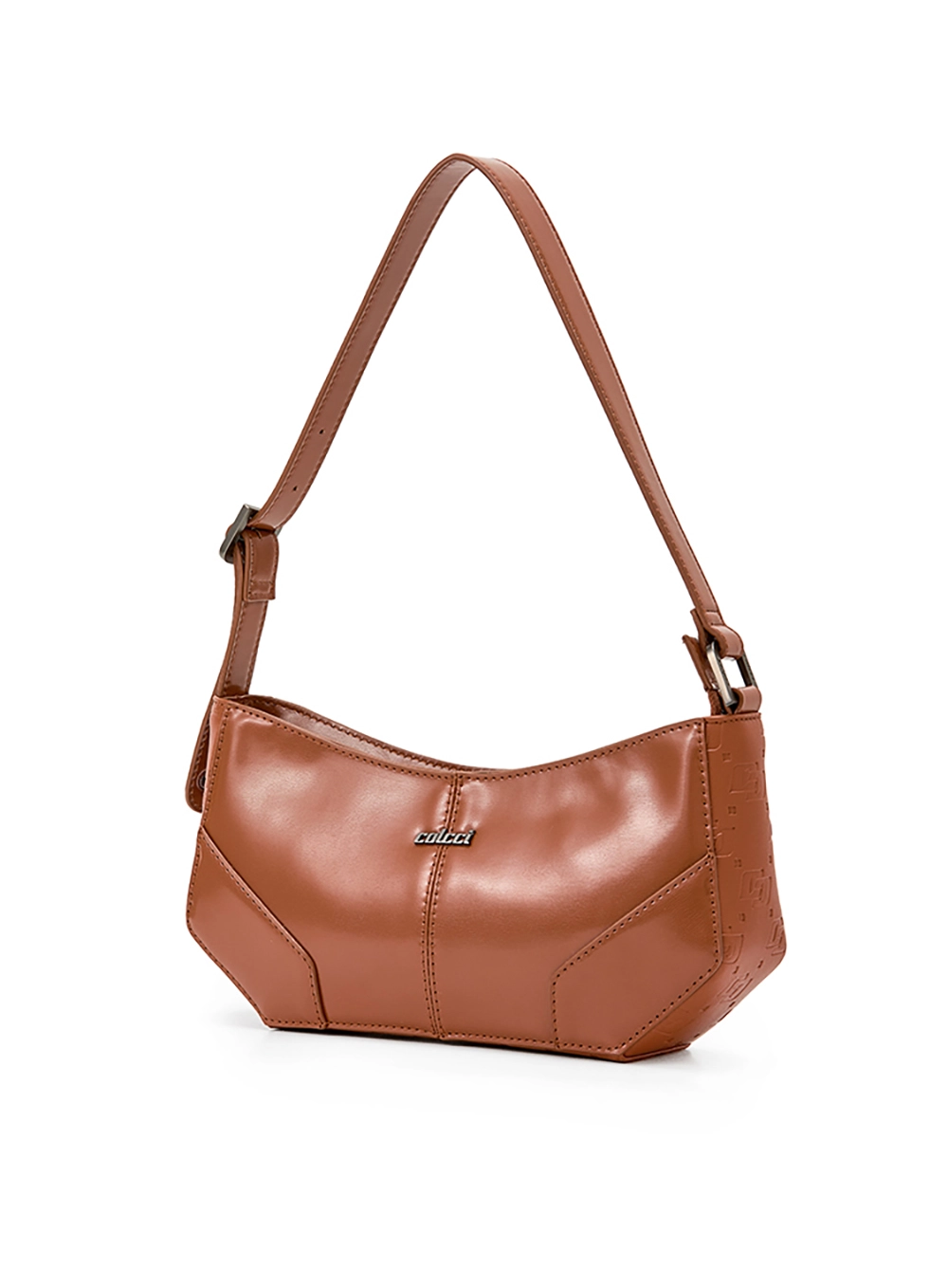 Bolsa Shoulder Brand Caramelo