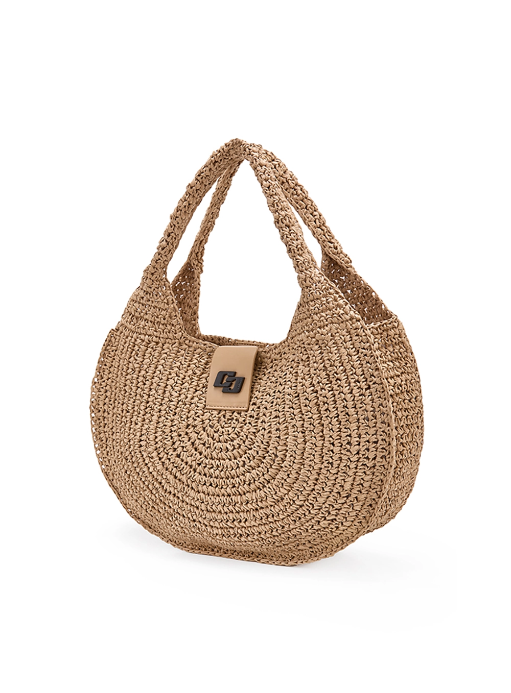 Bolsa Feminina Hobo Palha Natural
