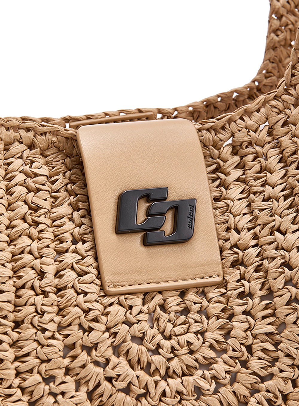 Bolsa Feminina Hobo Palha Natural