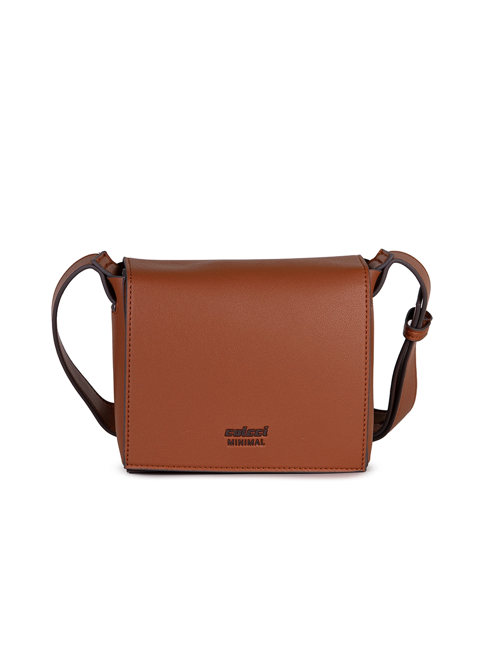 Bolsa Feminina Box Minimal Caramelo