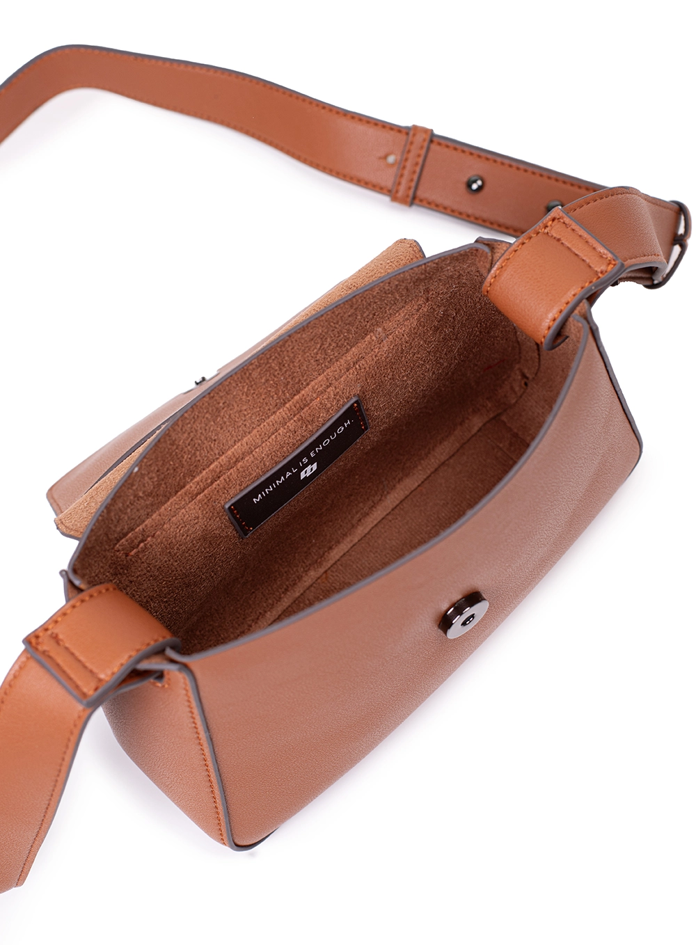 Bolsa Crossbody Minimal Caramelo