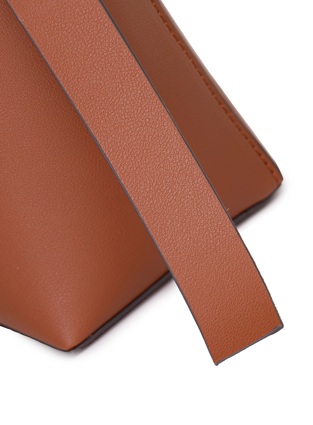 Bolsa Feminina Bucket Minimal Caramelo