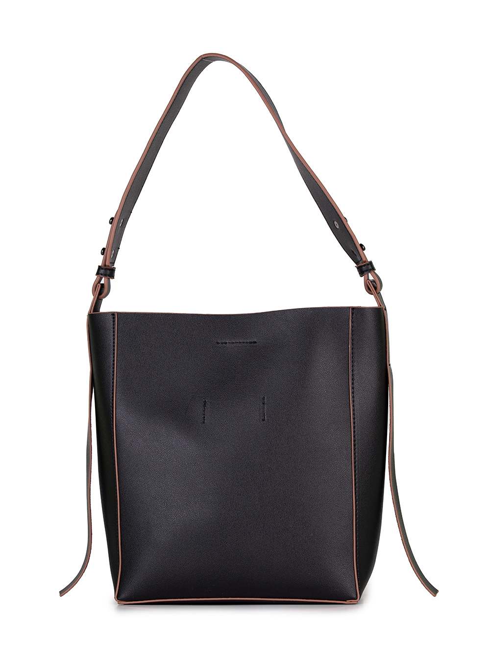 Bolsa Feminina Bucket Minimal Preto