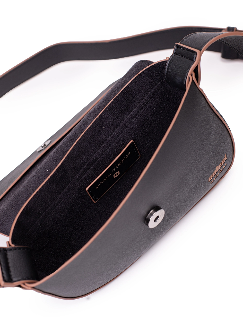 Bolsa Shouder Bag Minimal Preto