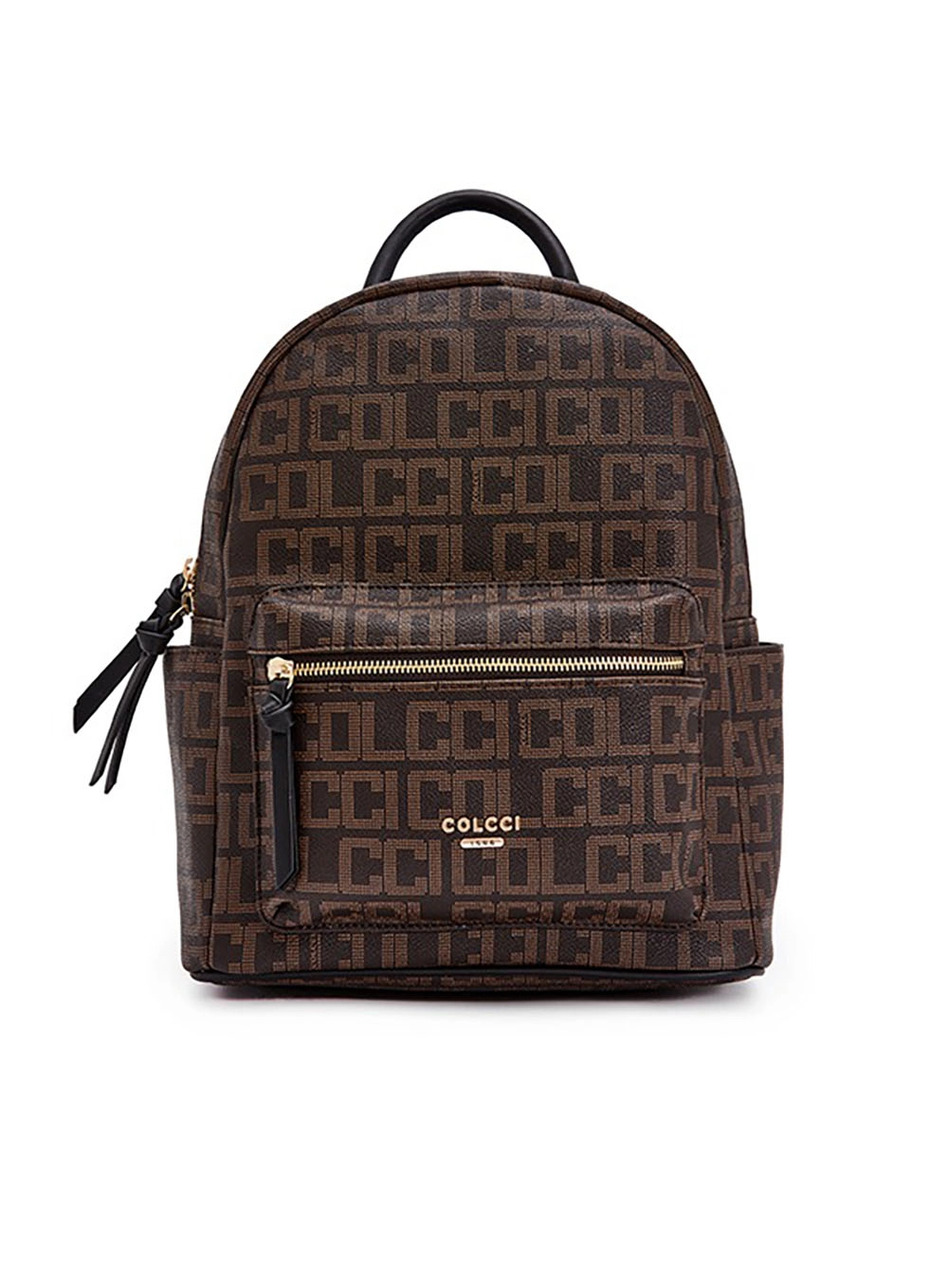 Mochila Média Logomania Marrom