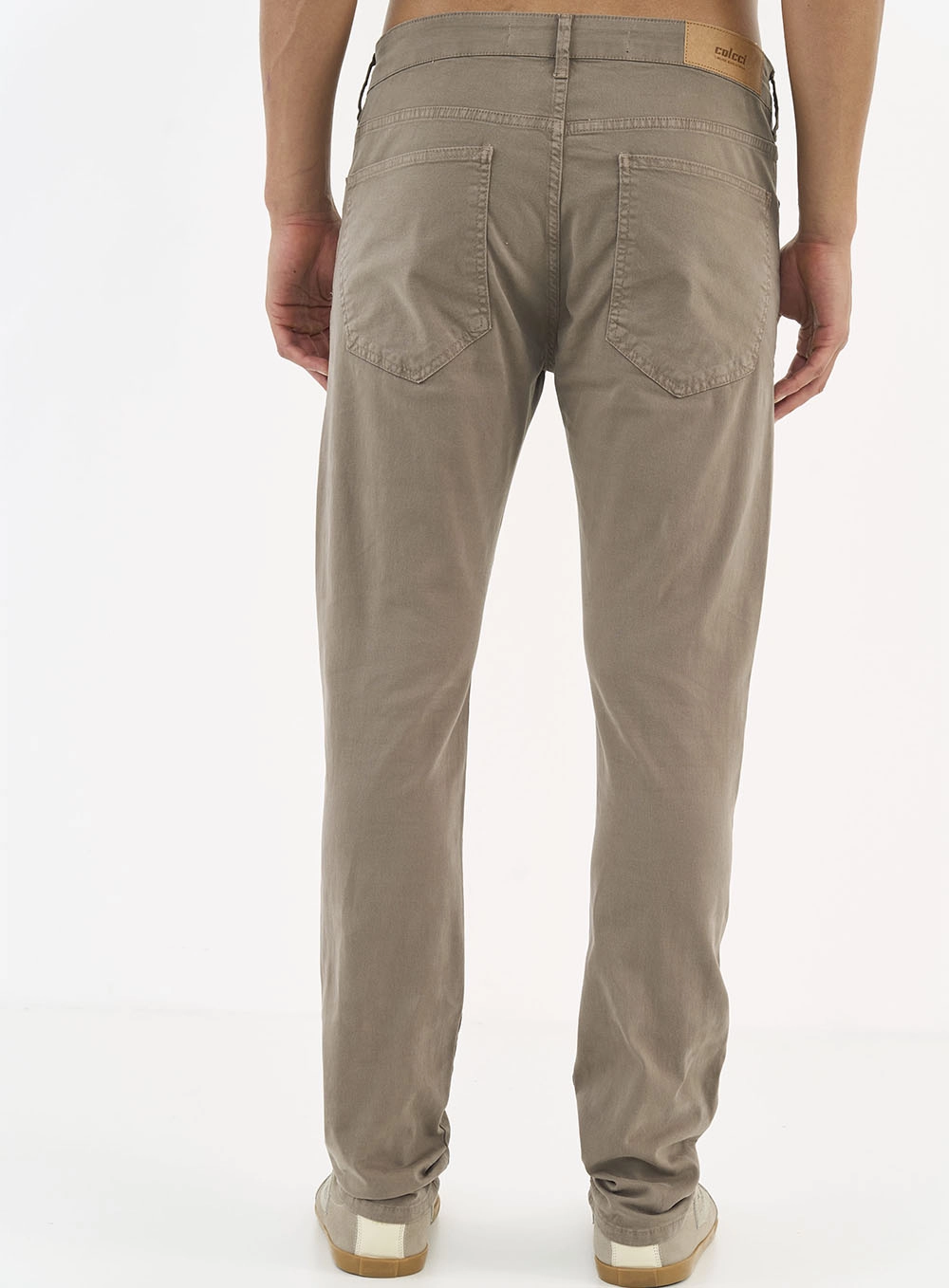 Calça Sarja Masculina Skinny Marrom