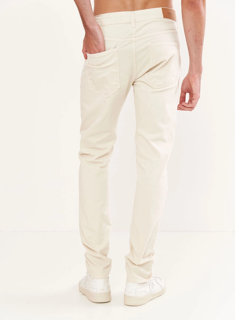 Calça Sarja Masculina Skinny Cinza