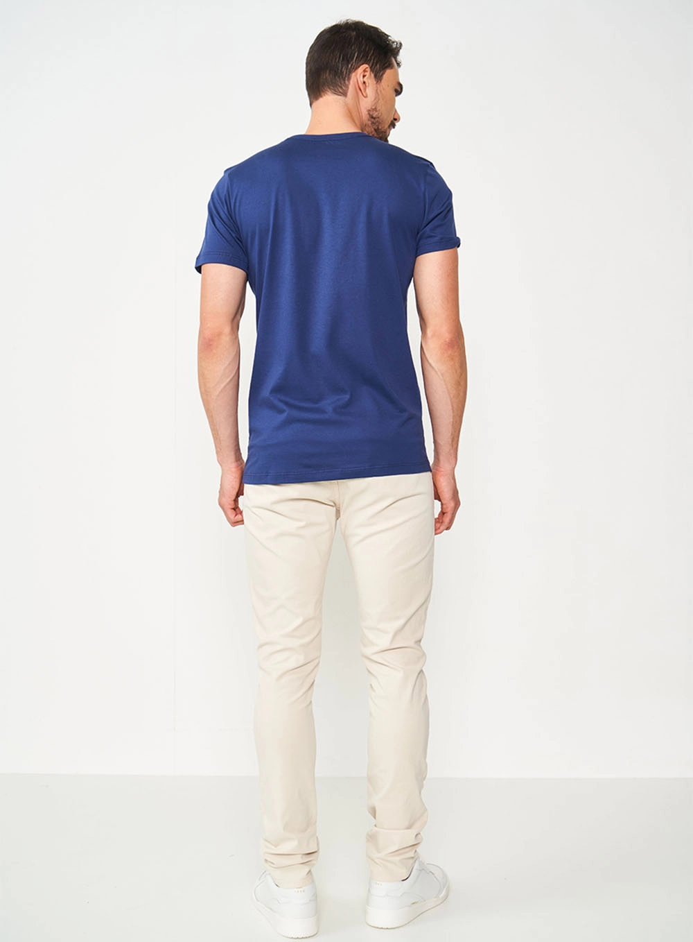Calça Sarja Skinny Masculina Felipe Bege