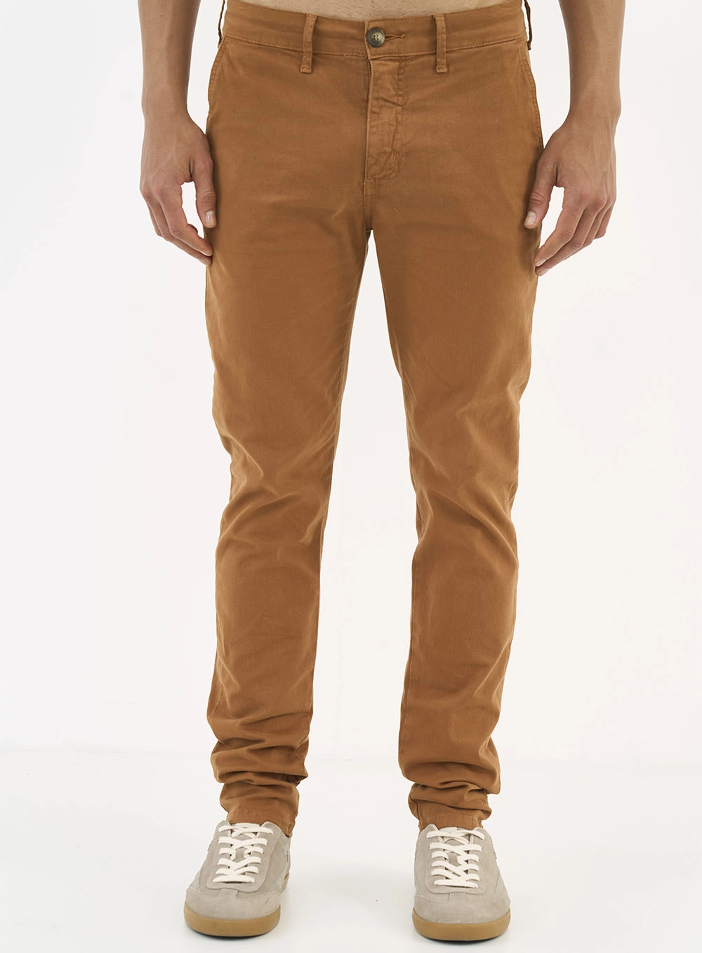 Calça Sarja Skinny Masculina Felipe Marrom
