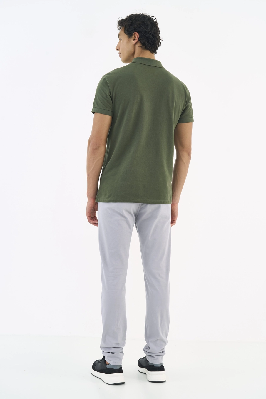 Calça Sarja Skinny Masculina Felipe Cinza