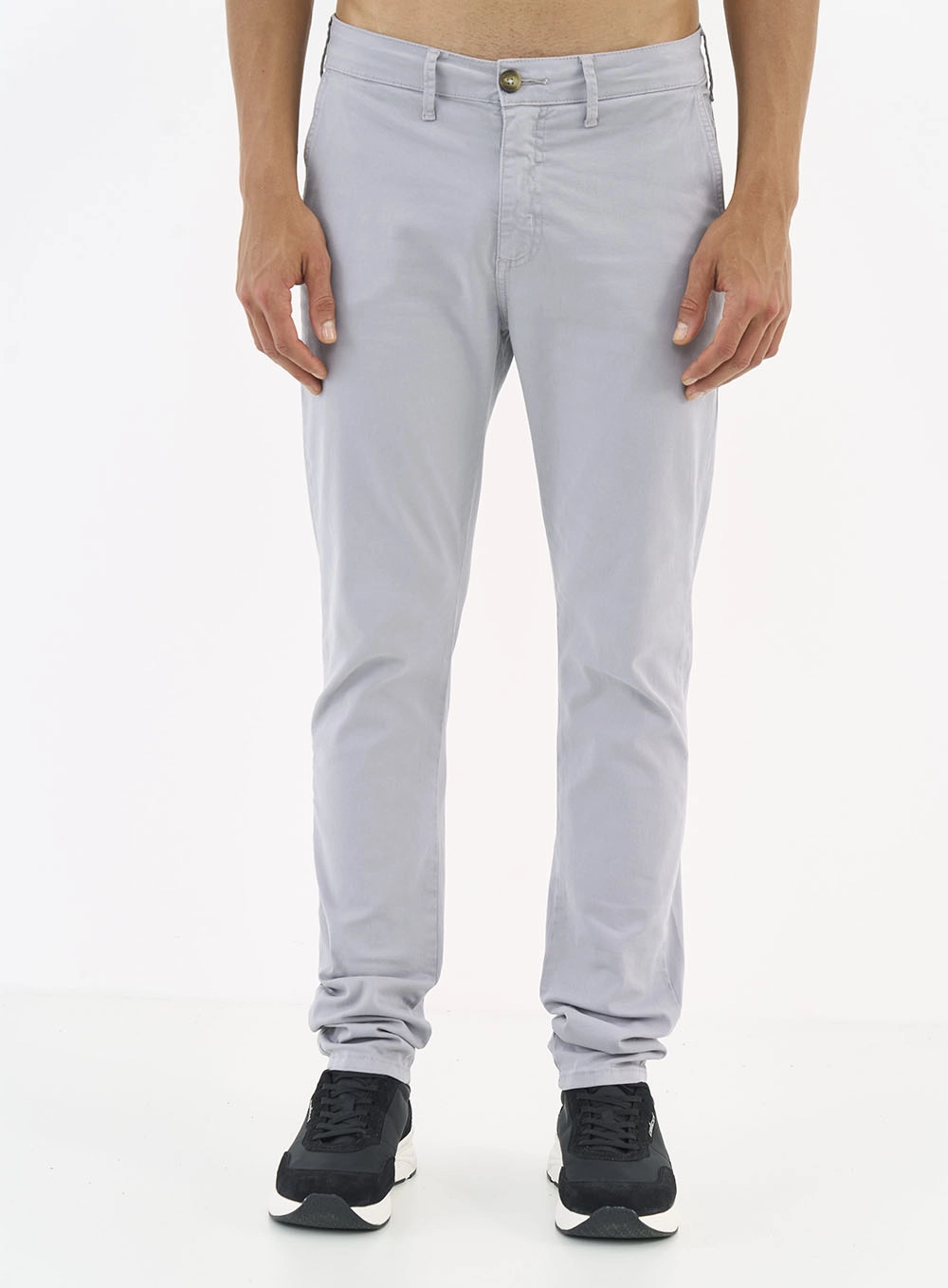Calça Sarja Skinny Masculina Felipe Cinza