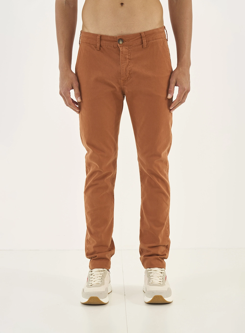 Calça Sarja Skinny Masculina Felipe Marrom Zeus