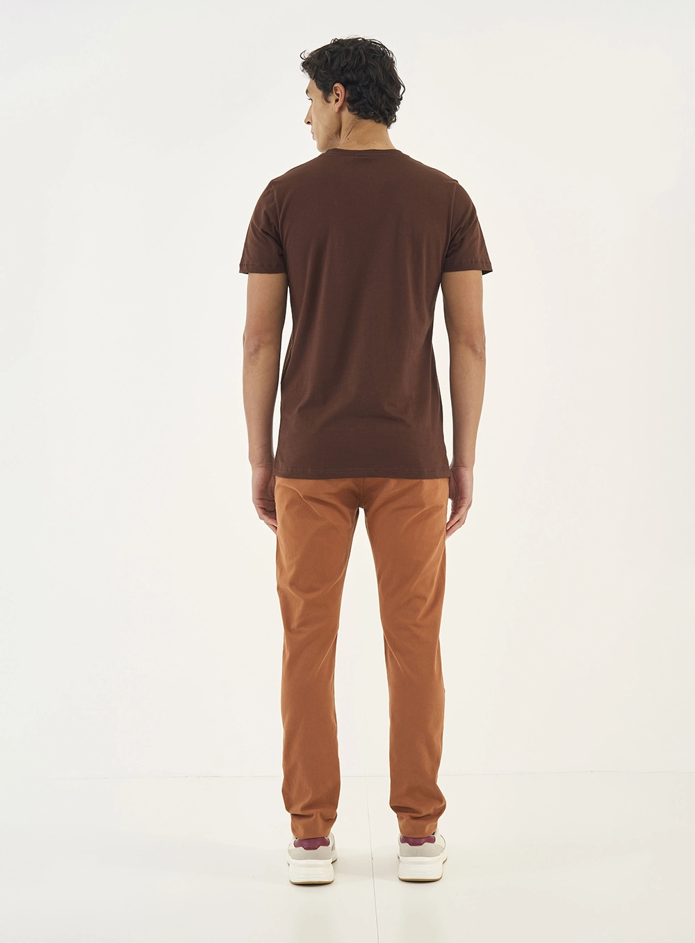 Calça Sarja Skinny Masculina Felipe Marrom Zeus