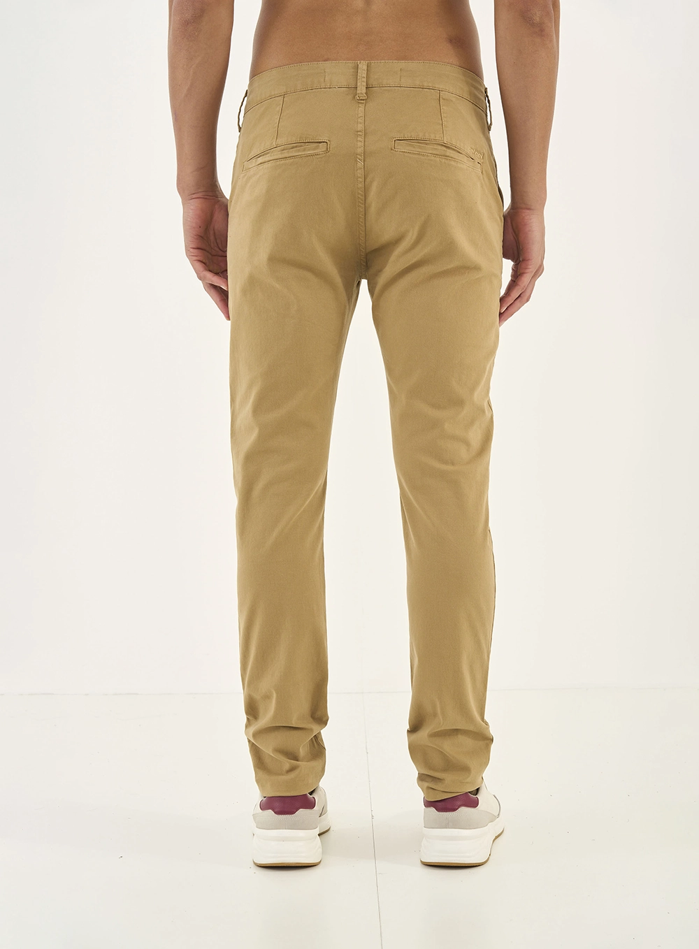 Calça Sarja Skinny Masculina Felipe Bege